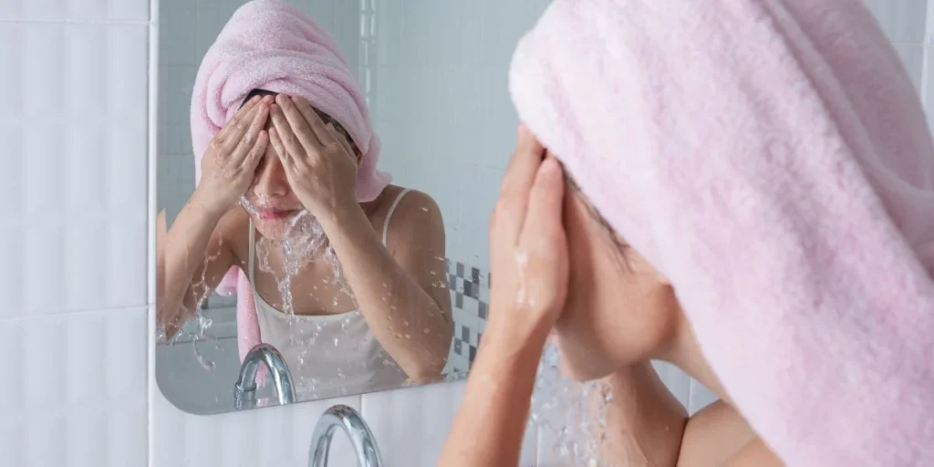 over cleansing skin