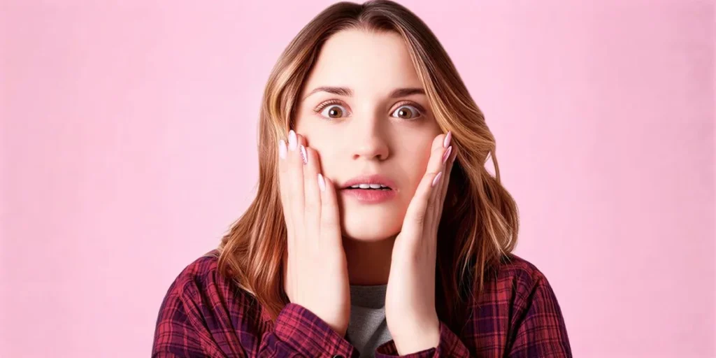Touching face skincare mistake