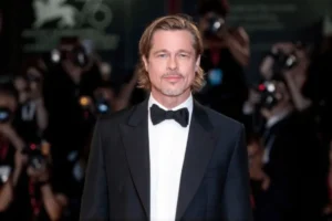 Brad Pitt biography image showing his age, height, children, partner and net worth details