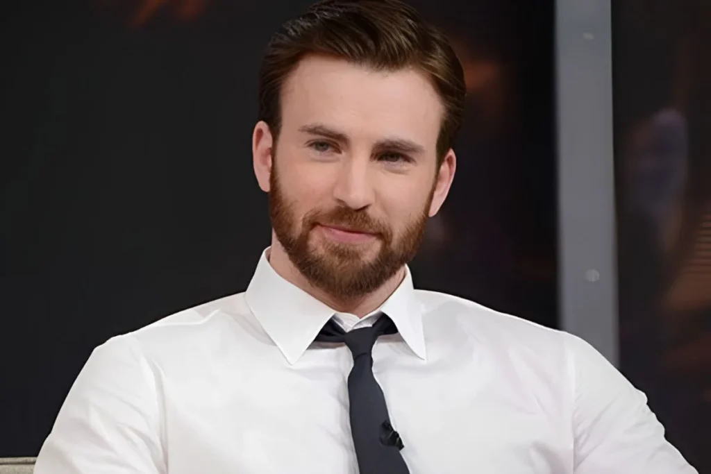 Chris Evans biography image showing his wife, age, height, net worth and family details