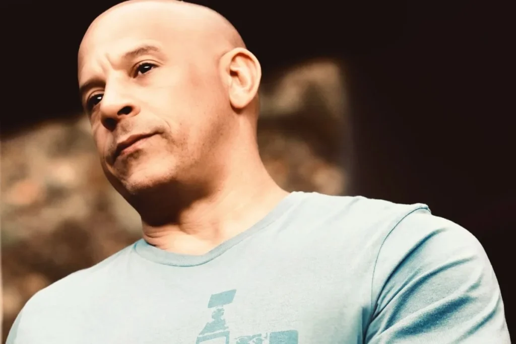 Vin Diesel biography image showing his age, partner, children, net worth and Fast and Furious legacy
