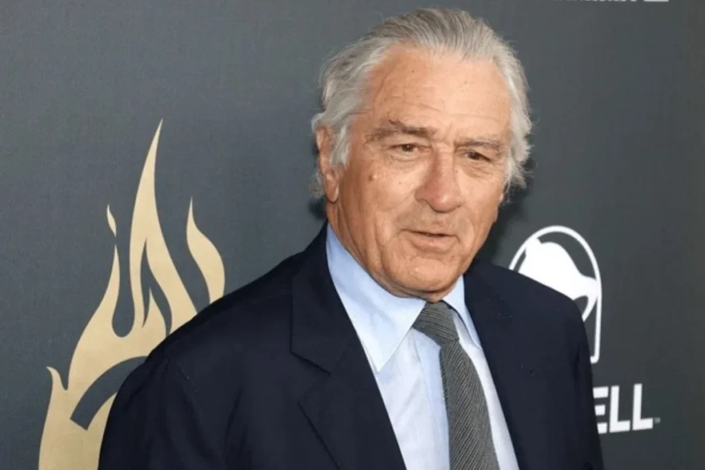 Robert De Niro biography image showing his age, partner, net worth and family details