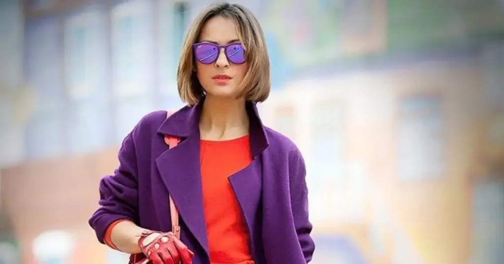 Bold color outfits from Fall 2026 fashion trends