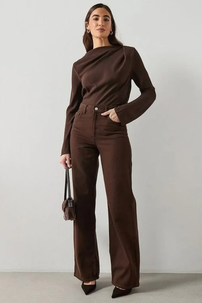 All-Brown Outfit Style