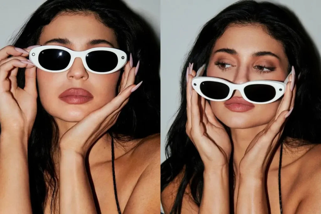 Kylie Jenner Shows Off Her New Ivory Meta Glasses in Stylish Instagram Post Kylie Jenner ivory Meta Glasses
