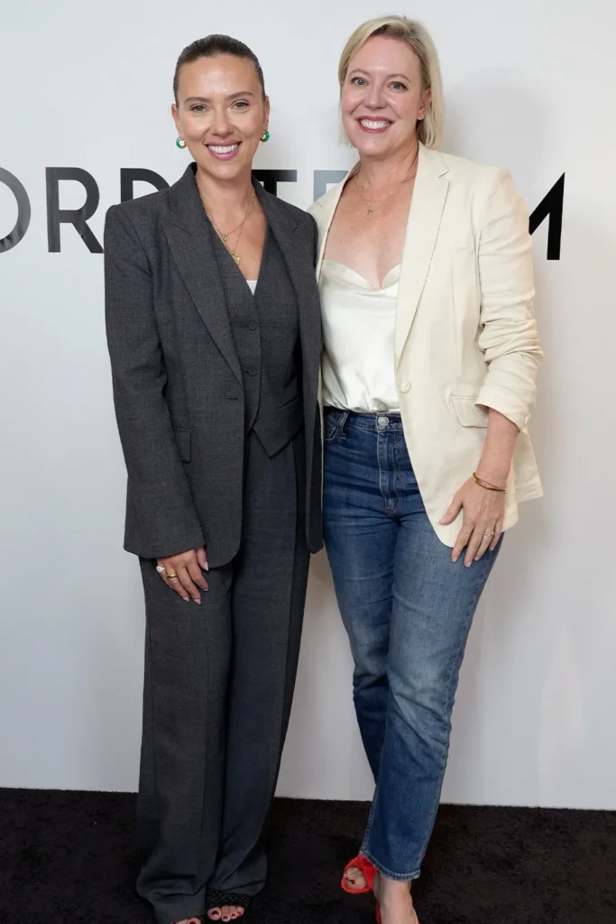 Scarlett Johansson and Kate Foster