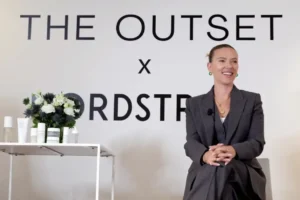 Scarlett Johansson at The Outset skincare brand launch