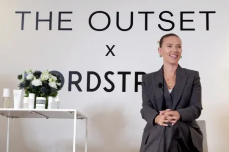 Scarlett Johansson at The Outset skincare brand launch