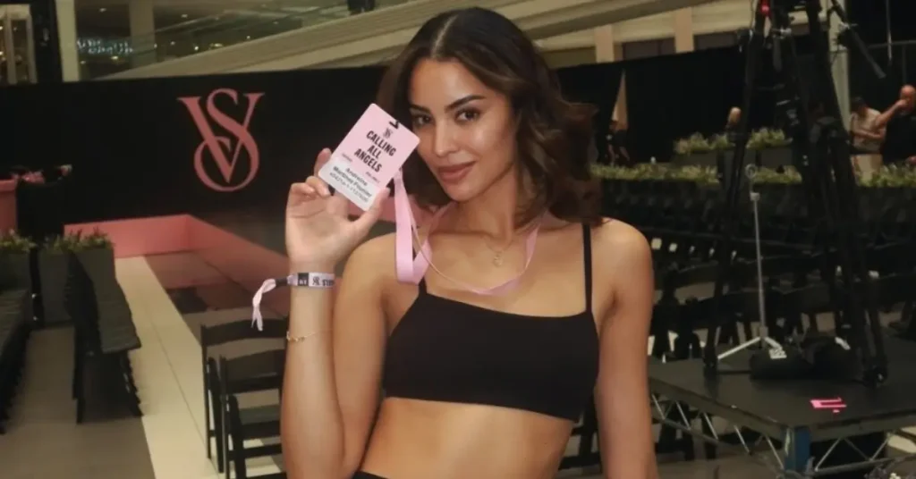 Andreína Martínez competing in Victoria’s Secret Angels Among Us casting competition