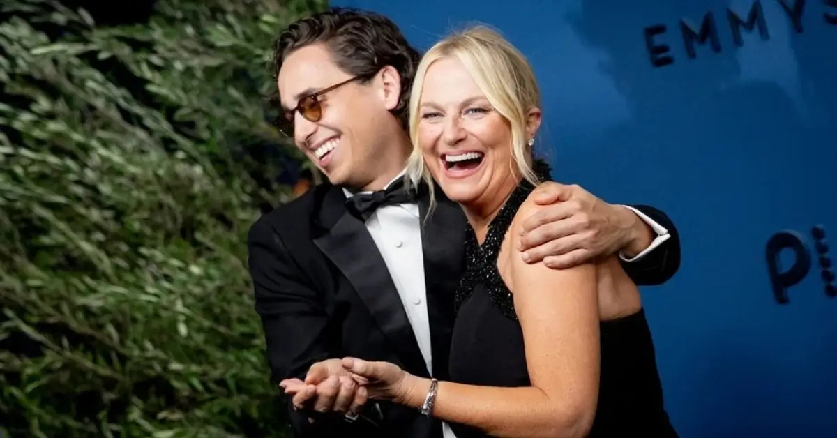 Marcello Hernandez and Amy Poehler